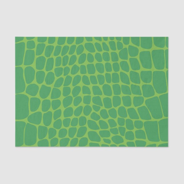 Papier Mousseline Chic Serin vert (Recto)