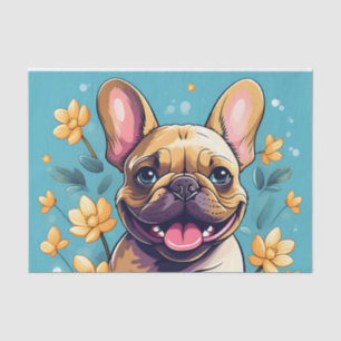 Papier Mousseline Chien de taureau français