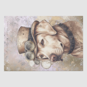 Papier Mousseline Chien du Labrador Steampunk