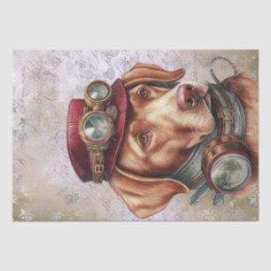 Papier Mousseline Chien du Labrador Steampunk