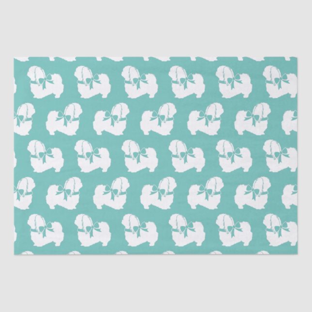 Papier Mousseline Chien Pekingese Chien Chien Puppy (Recto)