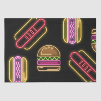 Papier Mousseline Chiens chauds et hamburger de restauration rapide