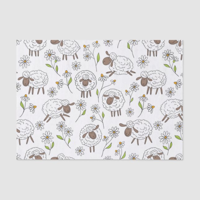 Papier Mousseline Chiens de comptage sur blanc (Recto)