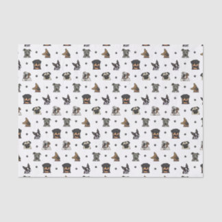 Papier Mousseline Chiens et pattes