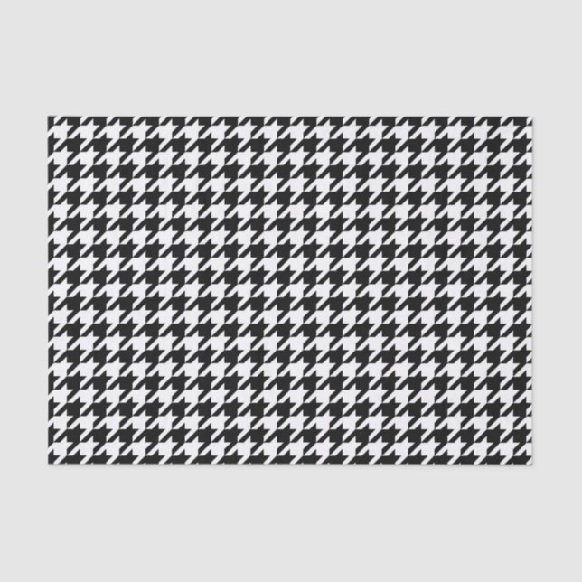 Papier Mousseline Chiffres Abstraits du Tissu blanc noir (Recto)