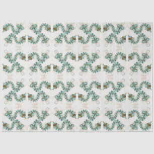 Papier Mousseline Chimera - Peacock Seahorse Tissus Paper