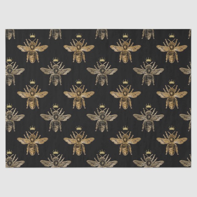 Papier Mousseline Chimier Bee Series Design 16 Tissu Papier (Recto)