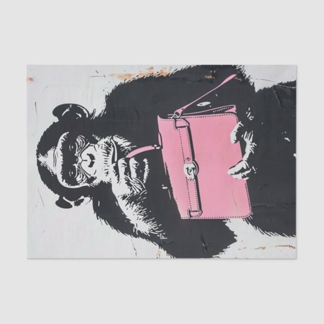 Papier Mousseline Chimp Business2 (Recto)