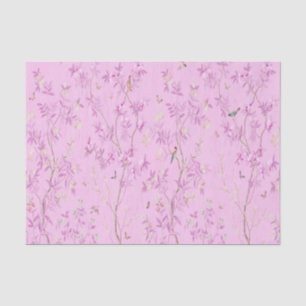 Papier Mousseline Chine rose Découpage chinois