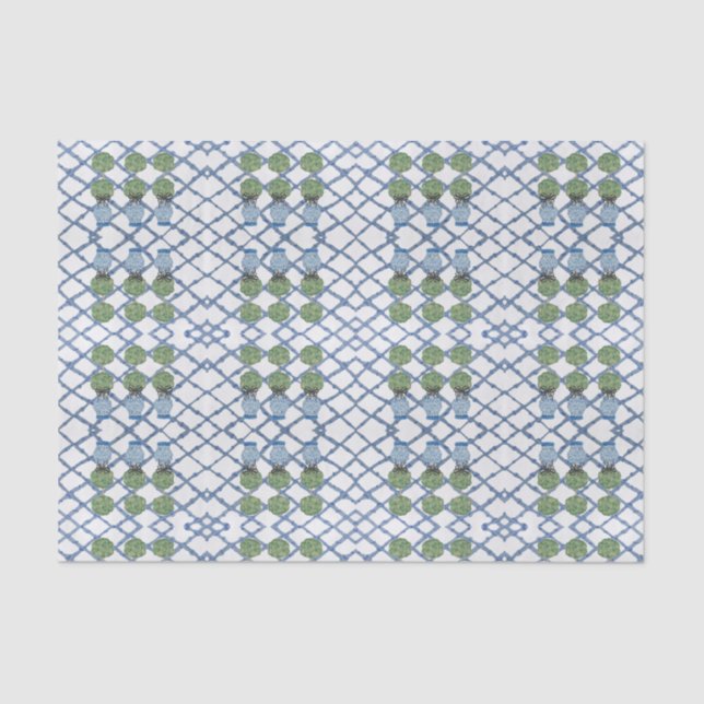 Papier Mousseline Chinoiserie Bamboo Topiary Topiary (Recto)