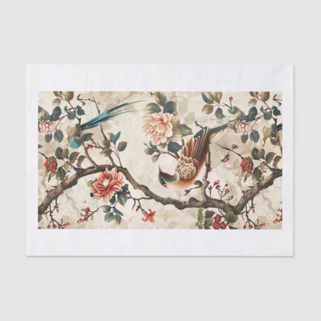 Papier Mousseline Chinoiserie Motif10 (Recto)