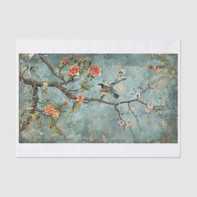 Papier Mousseline Chinoiserie Motif12 (Recto)