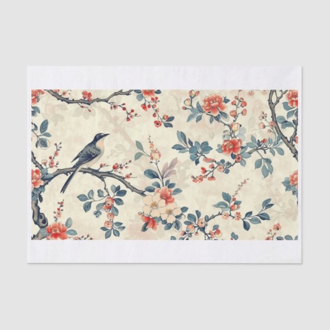 Papier Mousseline Chinoiserie Motif14 (Recto)