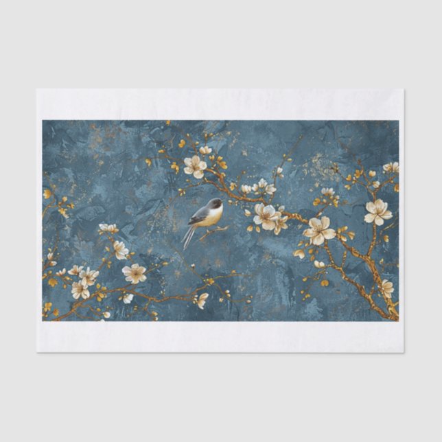 Papier Mousseline Chinoiserie Motif15 (Recto)
