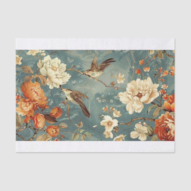 Papier Mousseline Chinoiserie Motif21 (Recto)