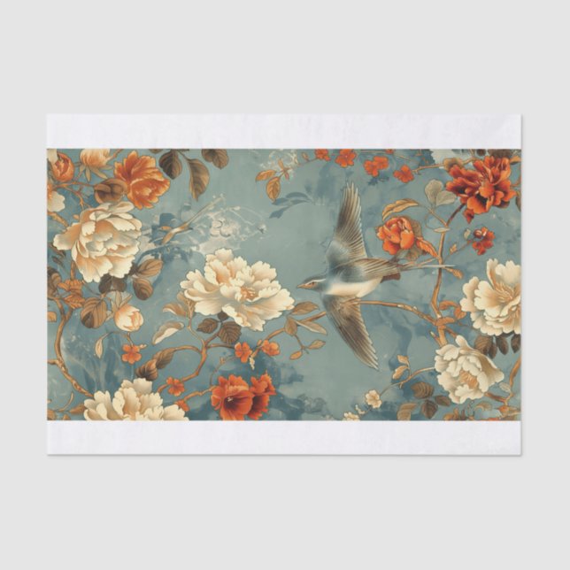 Papier Mousseline Chinoiserie Motif23 (Recto)