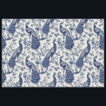 Papier Mousseline Chinoiserie Style Peacock Thème Tissu Papier<br><div class="desc">Enveloppez vos cadeaux avec style avec notre Chinoiserie Style Peacock Theme Tissu Papier. Doté d'une élégante décoration paon inspirée de l'art traditionnel de la chinoiserie, ce luxueux papier de tissu ajoute une touche raffinée aux faveurs de mariage, cadeaux ou sacs de fête. Mesurant 50, 8 cm x 76, 2 cm...</div>