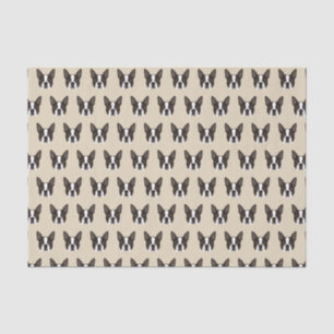 Papier Mousseline Chiot de Boston Terrier