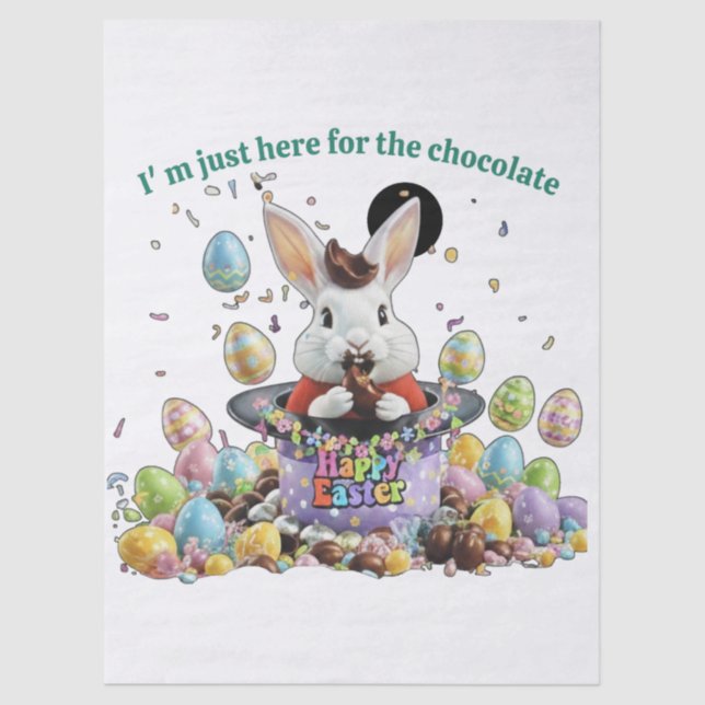 Papier Mousseline Chocolate Lover Easter (Recto)
