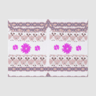 Papier Mousseline Chouette en papier de tissu décoratif