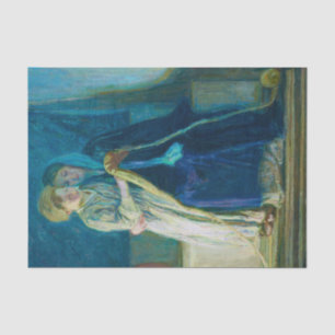 Papier Mousseline Christ and His Mother Studying the Scriptures