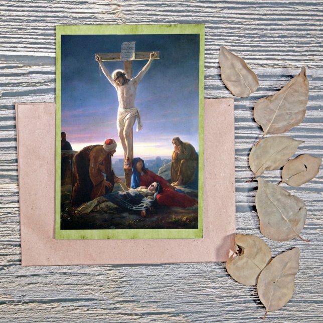 Papier Mousseline Christ sur la croix, Découpage (Créateur téléchargé)