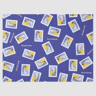 Papier Mousseline Christmas Angel Winter Snow Maureen Girard