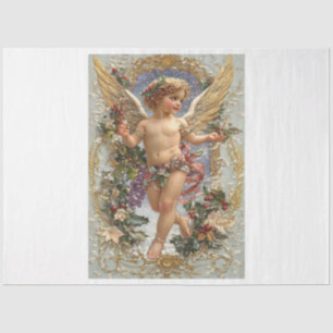Papier Mousseline Christmas Cherub