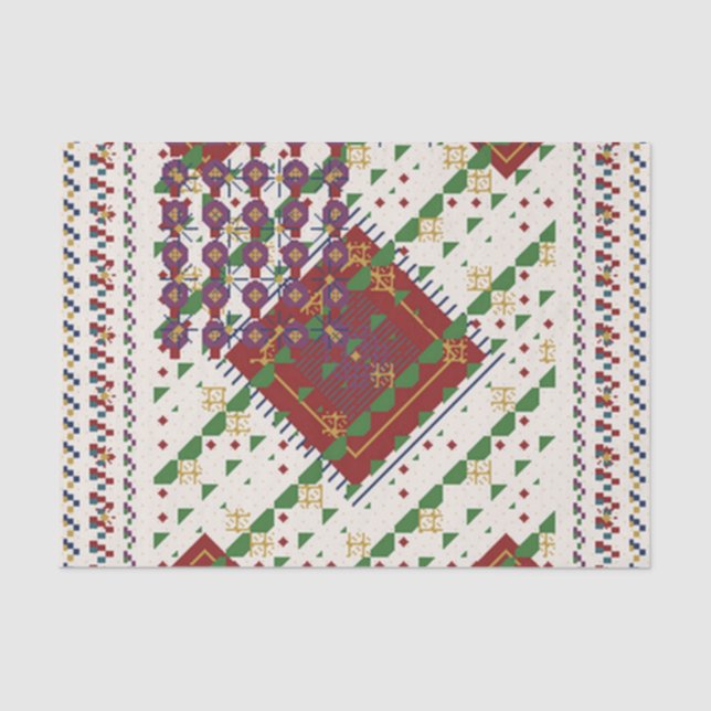 Papier Mousseline Christmas Colours  (Recto)