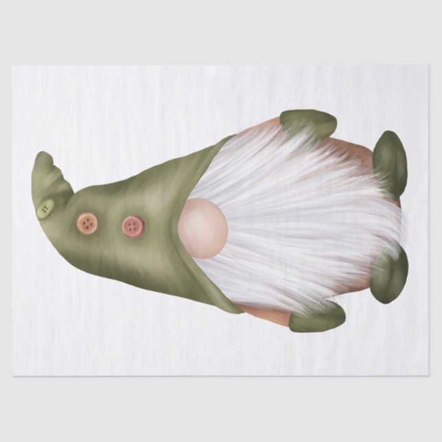 Papier Mousseline Christmas Gnome (Recto)