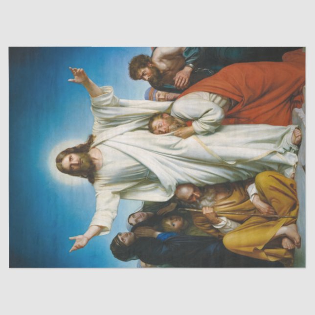 Papier Mousseline Christus Consolator par Carl Bloch (Recto)
