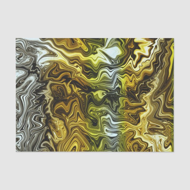 Papier Mousseline Chrome Or Métallisé Argent Froid Fête (Recto)