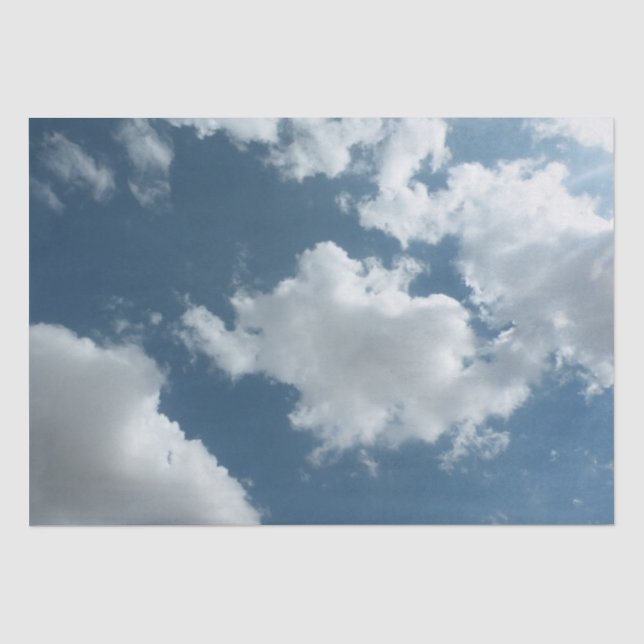 Papier Mousseline Ciel (Recto)