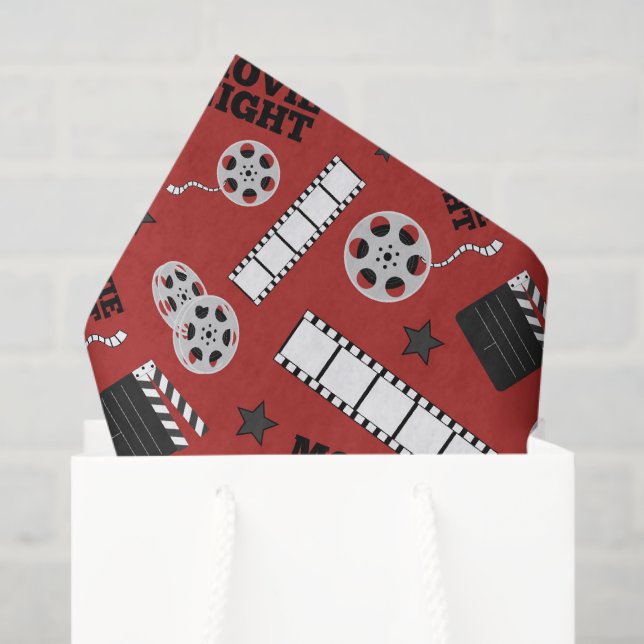 Papier Mousseline Cinéma Cute (Sac cadeau)