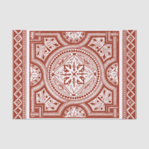 Papier Mousseline Cinnabar Woodblock IV