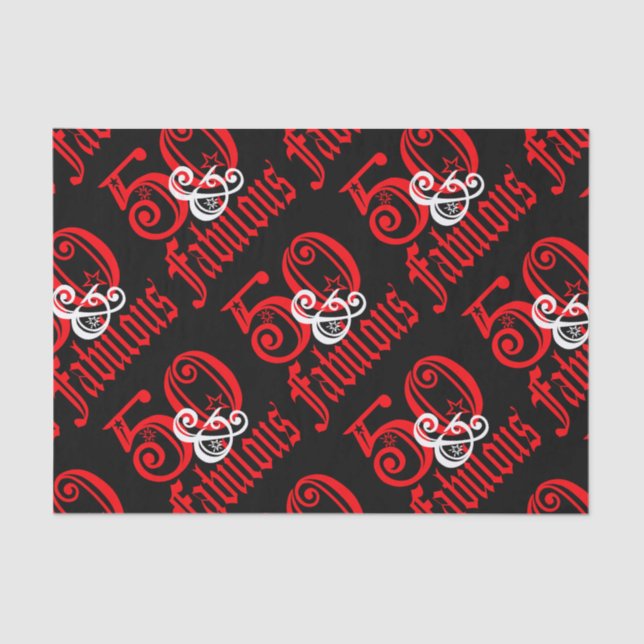 Papier Mousseline Cinquante et fabuleux (Recto)