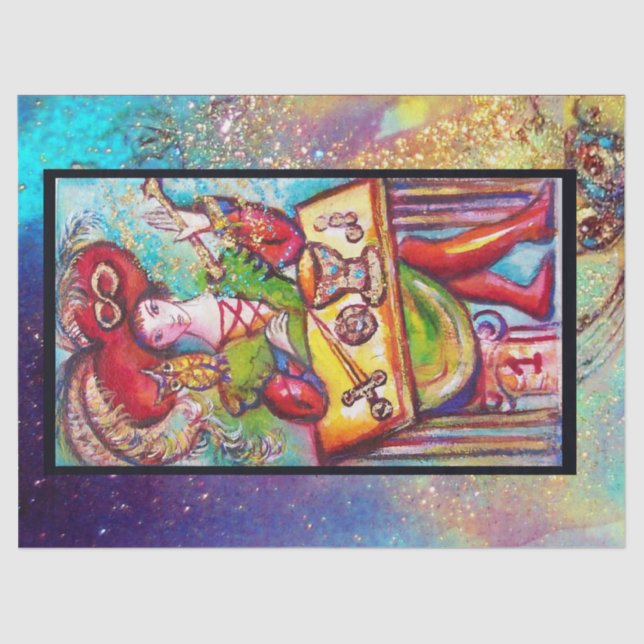 PAPIER MOUSSELINE CIOTS DES OMBRES PERDUES /LE MAGICIEN (Recto)