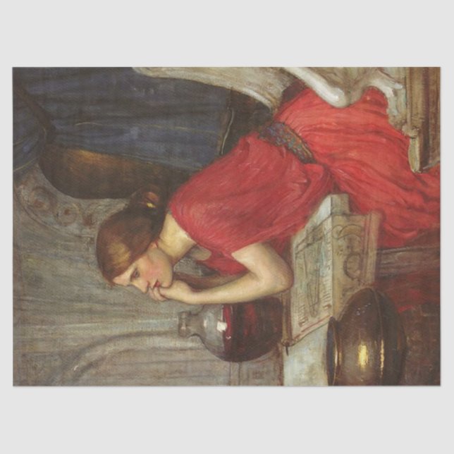 Papier Mousseline Cirque de John William Waterhouse - 1911 (Recto)