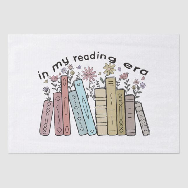 Papier Mousseline Citation Drôle Lecteur De Livre Dans Mon Époque De (Recto)