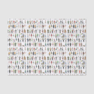 Papier Mousseline Citoyens de New York