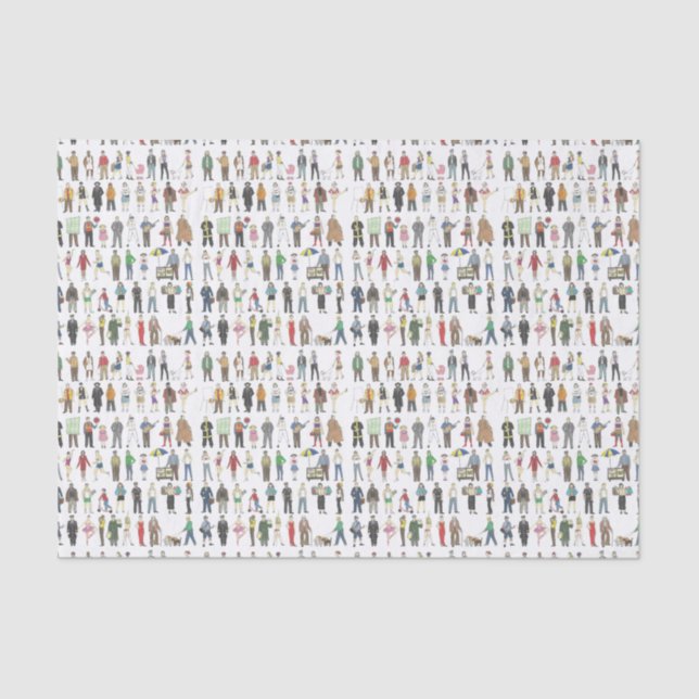 Papier Mousseline Citoyens de New York (Recto)