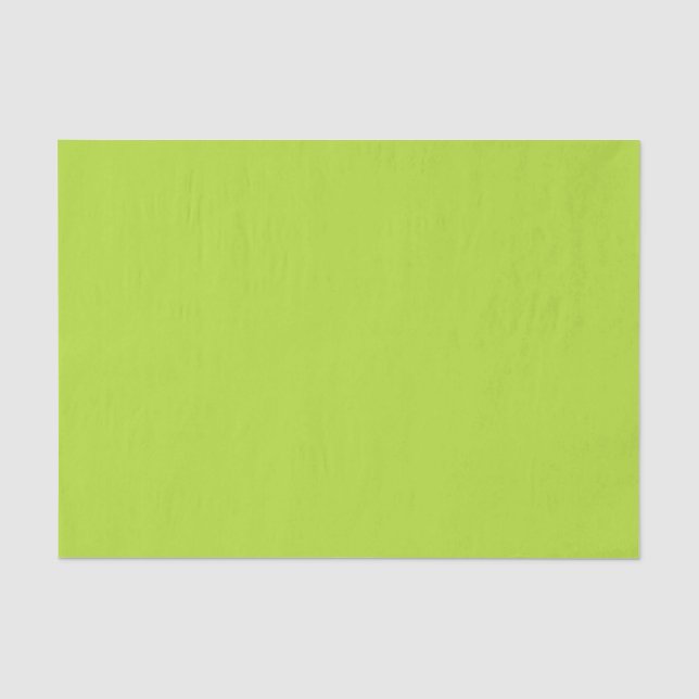 Papier Mousseline Citron vert solide citron vert Kelp Lumineuse (Recto)