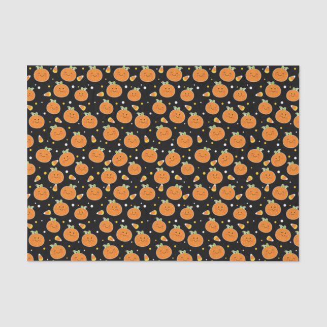 Papier Mousseline Citrouille (Recto)