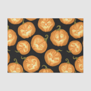 Papier Mousseline Citrouilles d'Halloween