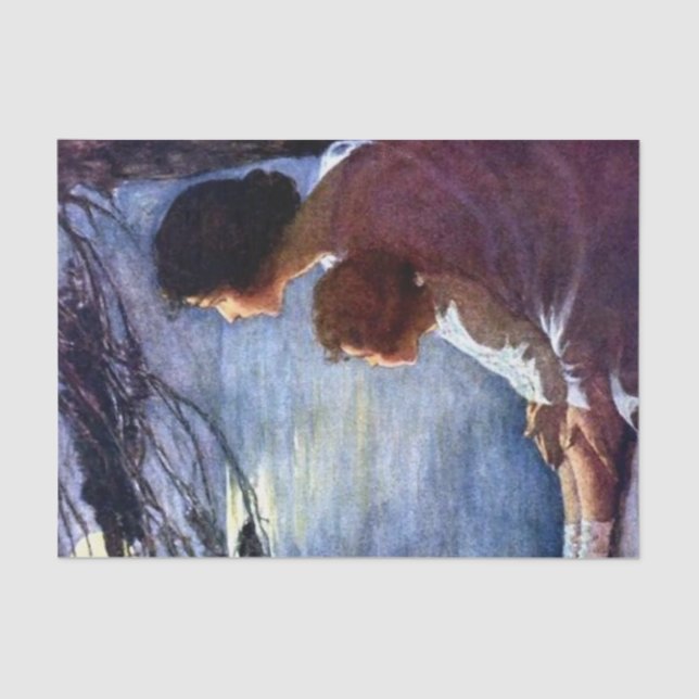 Papier Mousseline « Clair de lune » par Jessie Willcox Smith (Recto)