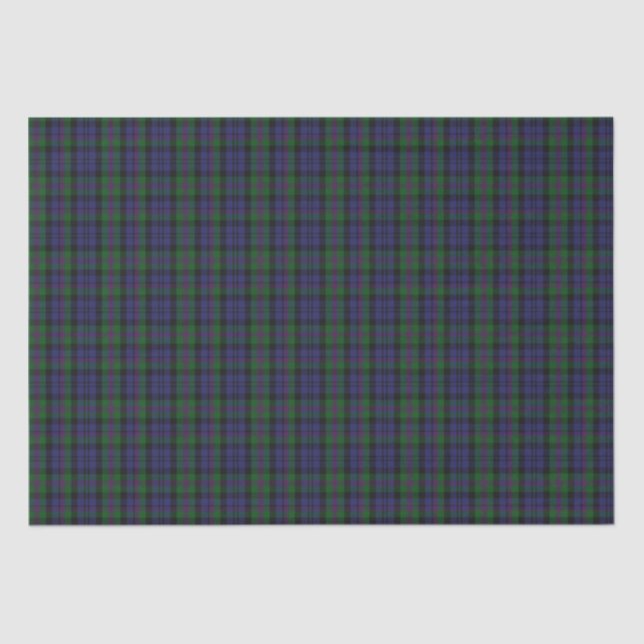 Papier Mousseline Clan Baird Tartan Plaid (Recto)