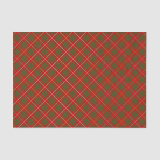 Papier Mousseline Clan Bruce Tartan (Recto)