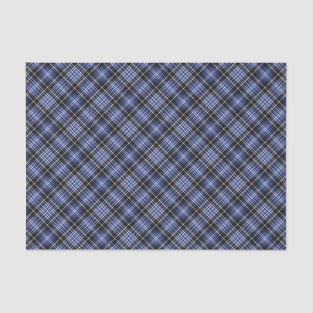 Papier Mousseline Clan Clark Tartan (Recto)