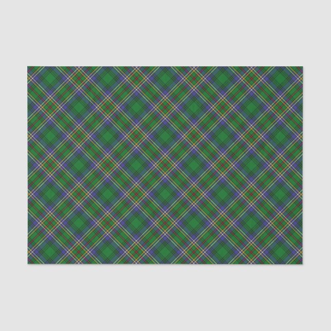 Papier Mousseline Clan Cockburn Tartan (Recto)