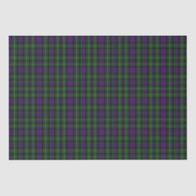 Papier Mousseline Clan écossais Abercrombie Tartan (Recto)